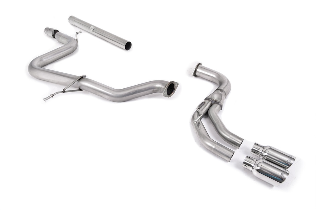 Milltek  Cat-back Sport Exaust for Audi  A3  2.0 TDI 184PS MQB 2WD (3 Door & Sportback Models) (2013 to 2020)