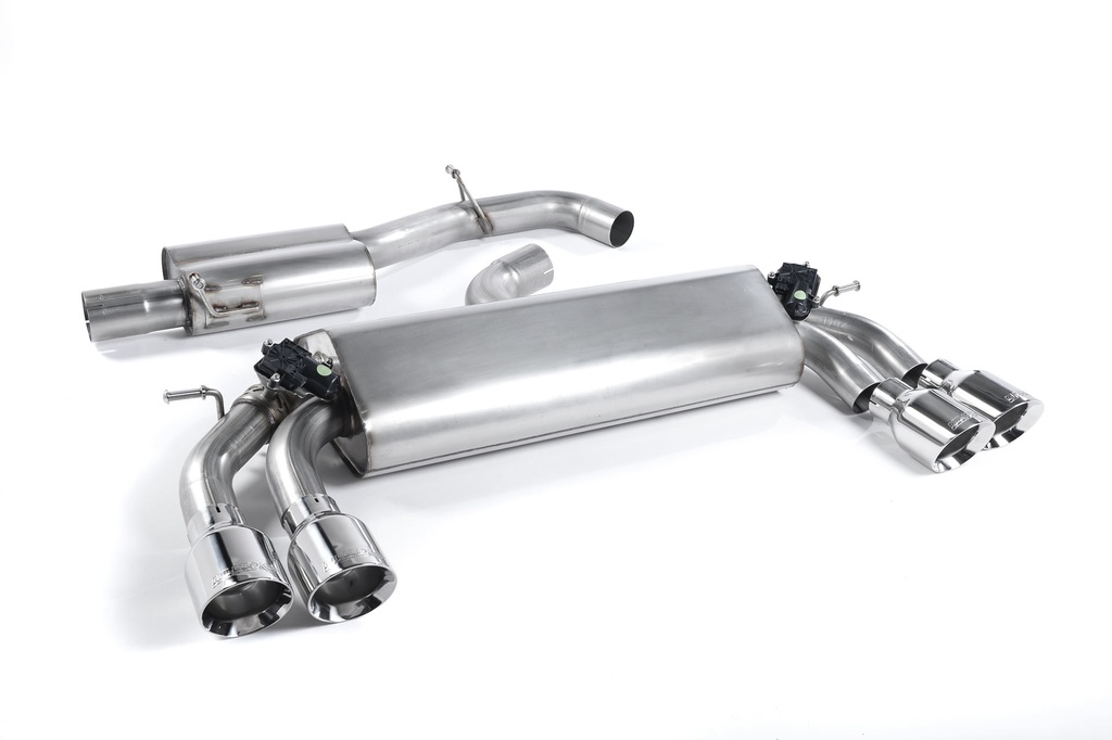 Milltek  Cat-back Sport Exaust for Audi  S3  2.0 TFSI quattro 3-Door 8V/8V.2 (Non-GPF Equipped Models Only) (2013 to 2018)