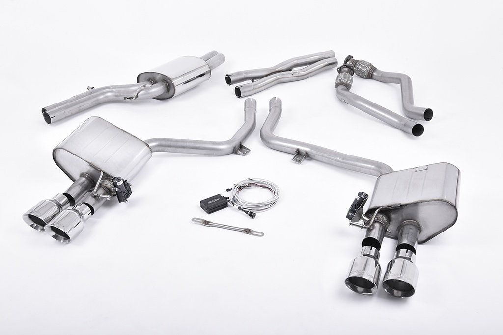 Milltek  Cat-back Sport Exaust for Audi  S4  3.0 Supercharged V6 B8.5 (2012 to 2016)