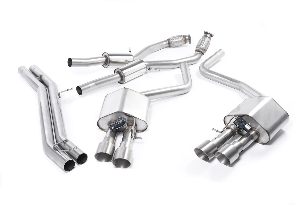 Milltek  Cat-back Sport Exaust for Audi  S8  D4 4.0 TFSI quattro Tiptronic (2013 to 2018)