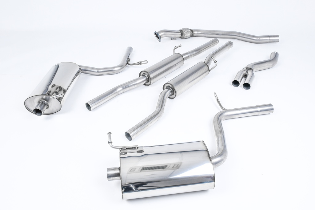 Milltek  Cat-back Sport Exaust for Audi  A4  1.8T B6 quattro Saloon - Avant 190BHP (6 speed) (2003 to 2005)