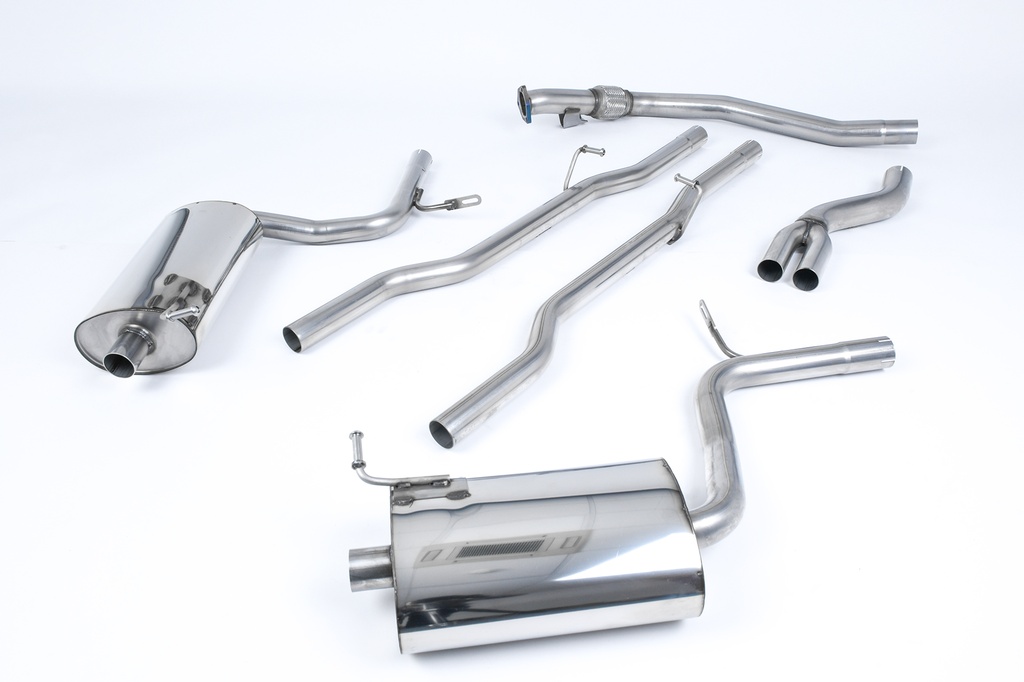 Milltek  Cat-back Sport Exaust for Audi  A4  2.0 TFSI B7 quattro and DTM (2005 to 2008)