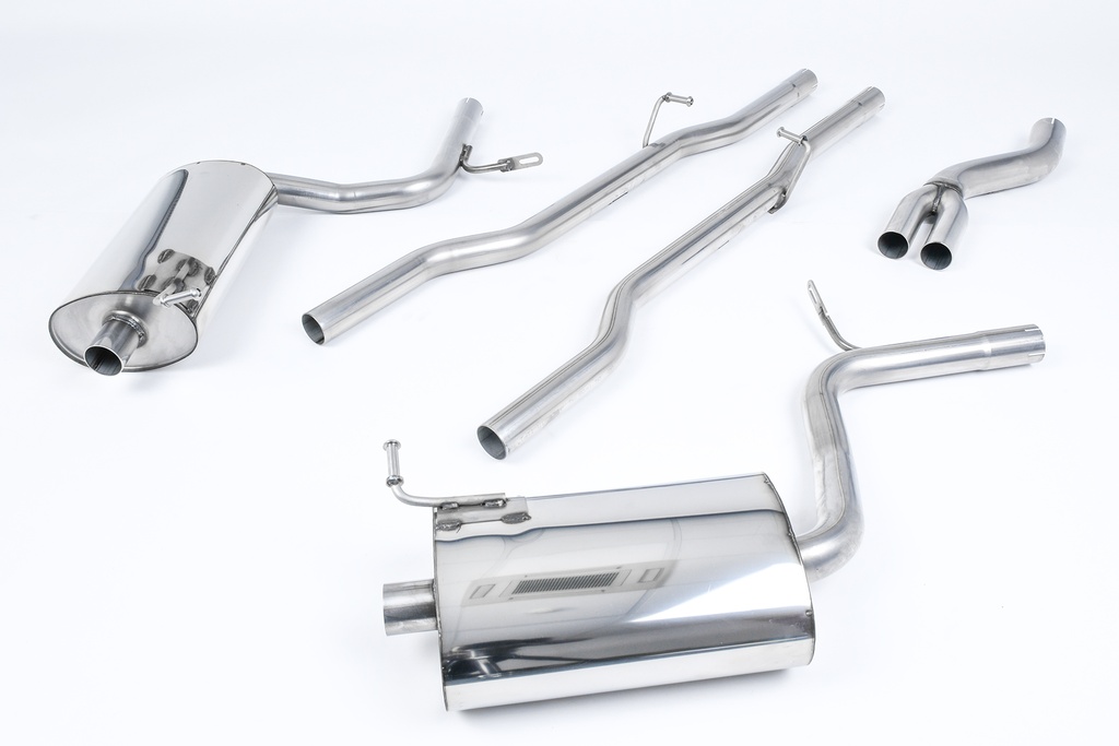 Milltek  Cat-back Sport Exaust for Audi  A4  2.0 TFSI B7 quattro and DTM (2005 to 2008)