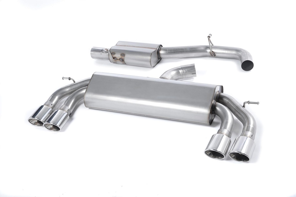 Milltek  Cat-back Sport Exaust for Audi  S3  2.0 TFSI quattro 3-Door 8V/8V.2 (Non-GPF Equipped Models Only) (2013 to 2018)
