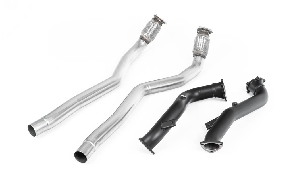 [SSXAU555] Milltek Large-bore Downpipes and Cat Bypass Pipes