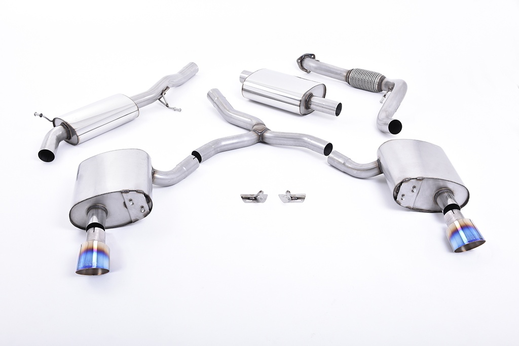 Milltek Cat-back Audi A4 2.0 TFSI B9 Quattro Saloo