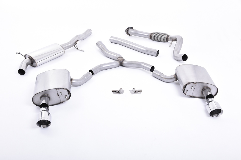 Milltek Cat-back Audi A4 2.0 TFSI B9 Quattro Saloo