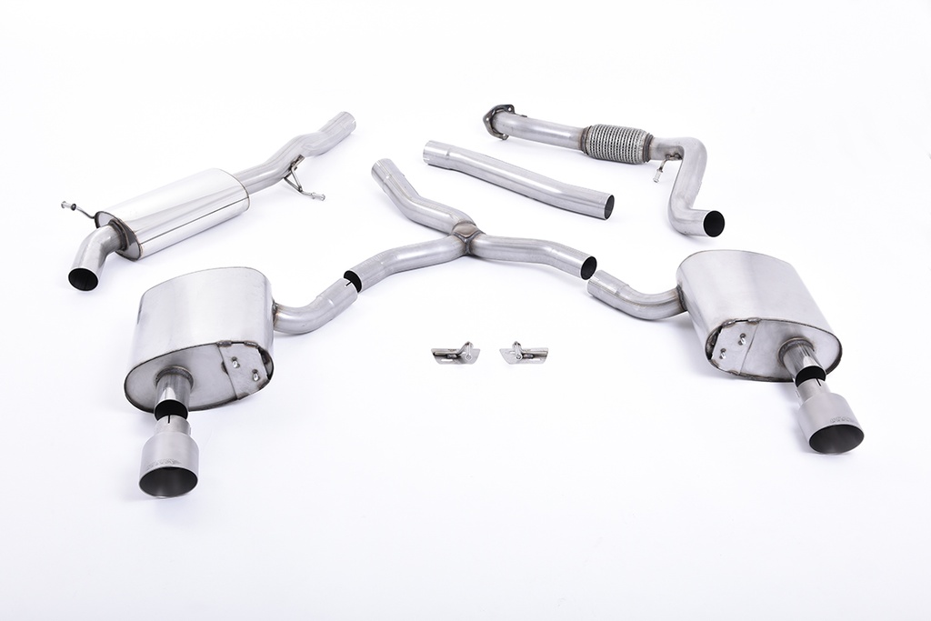 Milltek Cat-back Audi A4 2.0 TFSI B9 Quattro Saloo