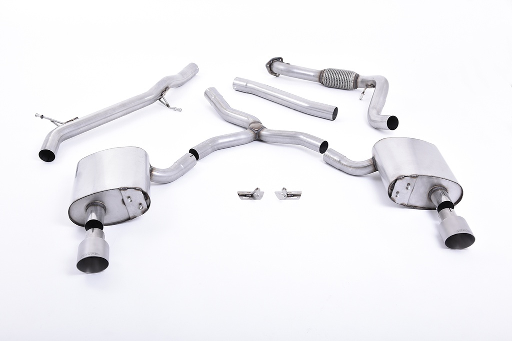 Milltek Cat-back Audi A4 2.0 TFSI B9 Quattro Saloo