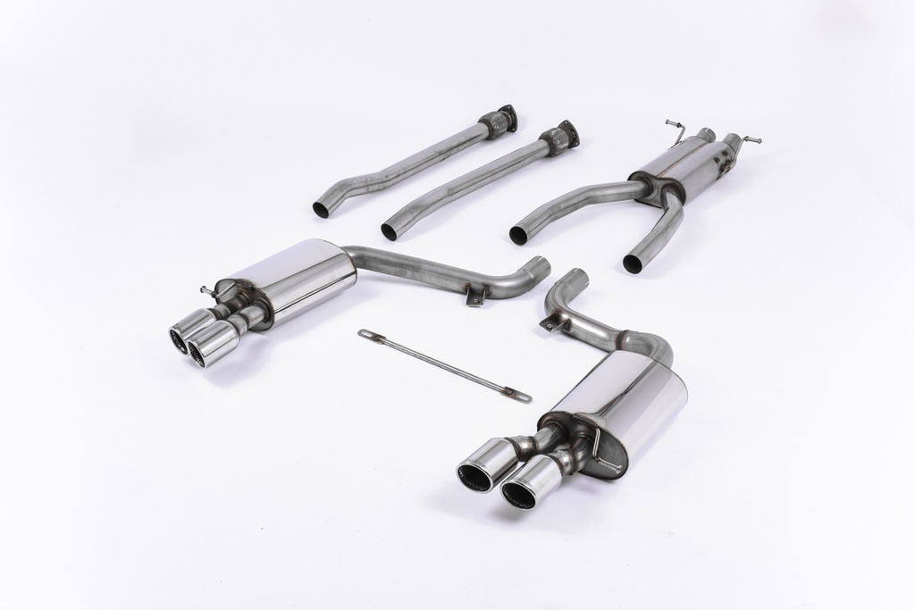 Milltek  Cat-back Sport Exaust for Audi  S6  5.2 V10 C6 FSI quattro (2006 to 2012)
