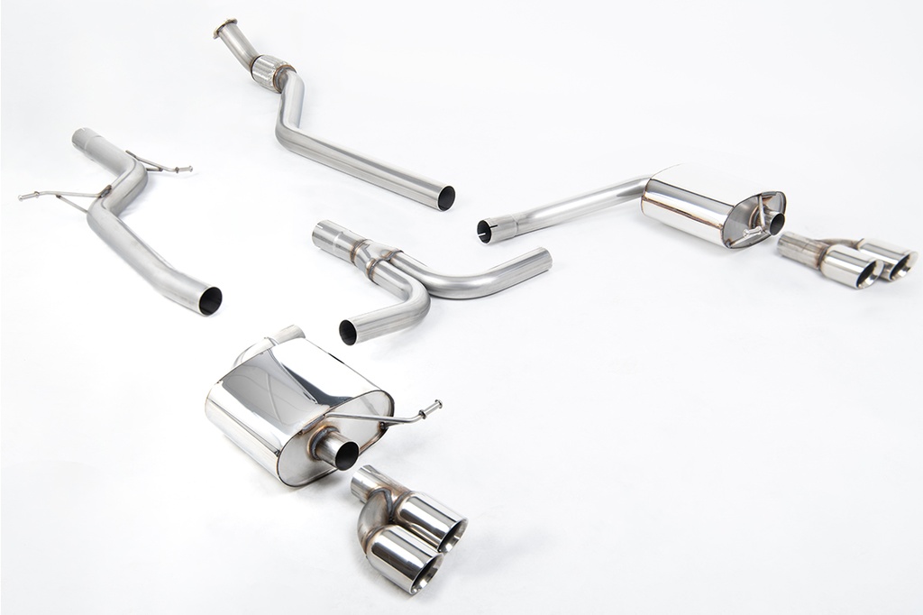 Milltek Cat-back Audi A4 2.0 TFSI S line B8 2WD an
