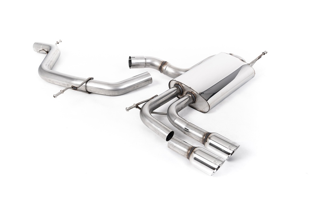 Milltek  Cat-back Sport Exaust for Audi  A3  2.0T FSI 2WD 5 door Sportback (2003 to 2012)