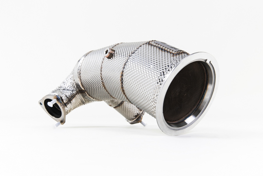 Milltek  HJS Tuning ECE Downpipes Sport Exaust for Audi  S4  3.0 Turbo V6 B9 - Saloon/Sedan & Avant (NON GPF ONLY - Non Sport Diff Models) - Left Hand Drive Cars Only (2016 to 2027)
