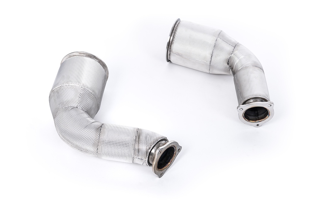 Milltek  Large-bore Downpipe and De-cat Sport Exaust for Audi  RS4  B9 2.9 V6 Turbo Avant (OPF/GPF Models) (2019 to 2027)