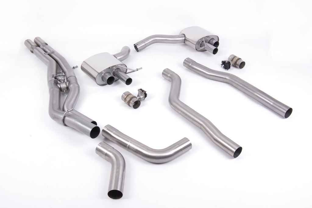 Milltek  Cat-back Sport Exaust for Audi  RS6  C8 4.0 V8 bi-turbo in Performance Edition (Non OPF/GPF Models - USA/ROW Models) (2020 to 2027)