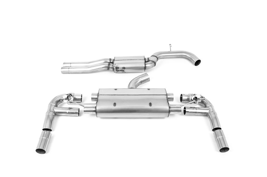 Milltek  Cat-back Sport Exaust for Audi  RS3  Saloon / Sedan 400PS (8V MQB) - Non-OPF/GPF Models (2017 to 2027)