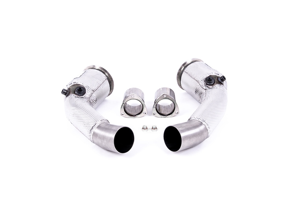 Milltek  Large Bore Downpipes and Hi-Flow Sports Cats Sport Exaust for Audi  RS6  C8 4.0 V8 bi-turbo in Performance Edition (Non OPF/GPF Models - USA/ROW Models) (2020 to 2027)