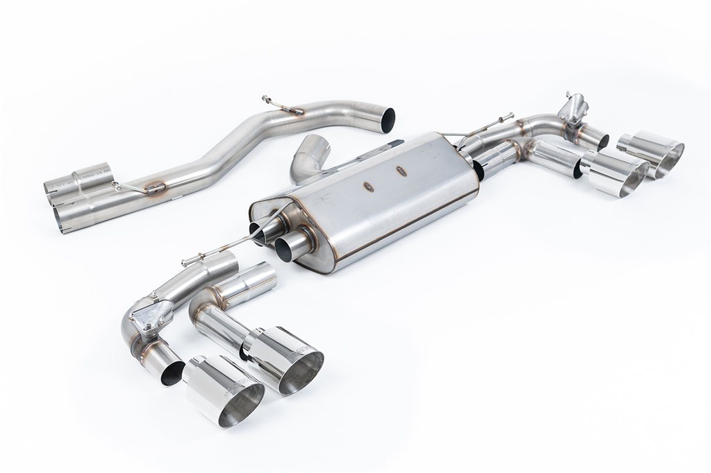 Milltek  Particulate Filter-back Sport Exaust for Audi  S3  2.0TFSI Quattro Sportback 310PS & 333PS 8Y (OPF/GPF Models Only) (2020 to 2027)