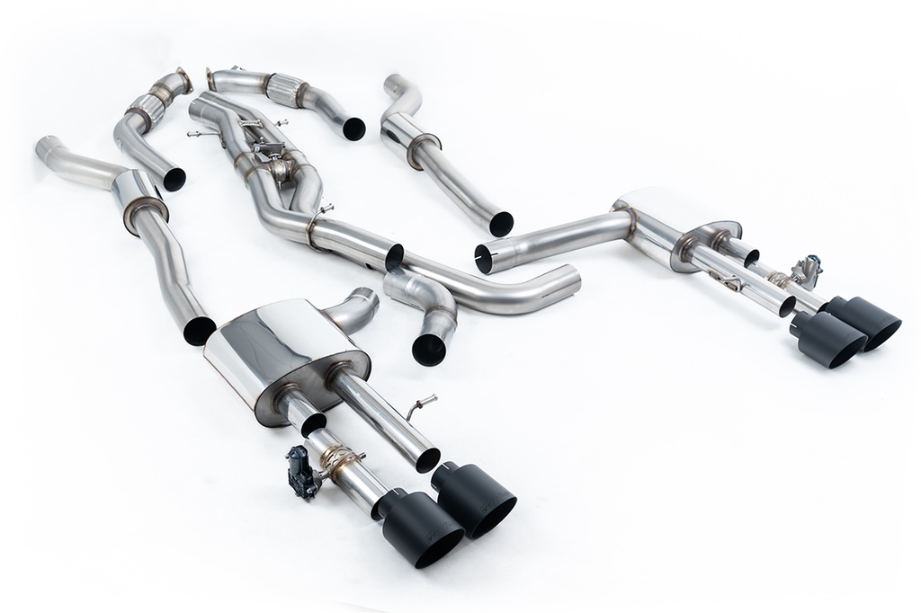 Milltek  Cat-back Sport Exaust for Audi  S8  D5 4.0 TFSI V8 Saloon / Sedan - Standard Wheel Base (Non OPF/GPF US/ROW Models) (2020 to 2027)