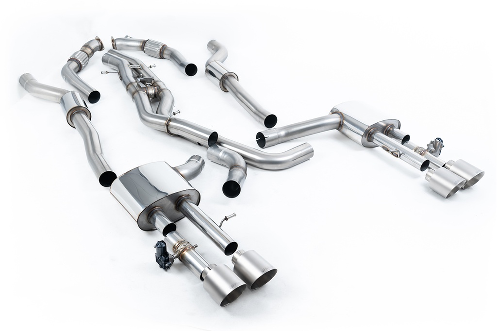 Milltek  Cat-back Sport Exaust for Audi  S8  D5 4.0 TFSI V8 Saloon / Sedan - Standard Wheel Base (Non OPF/GPF US/ROW Models) (2020 to 2027)