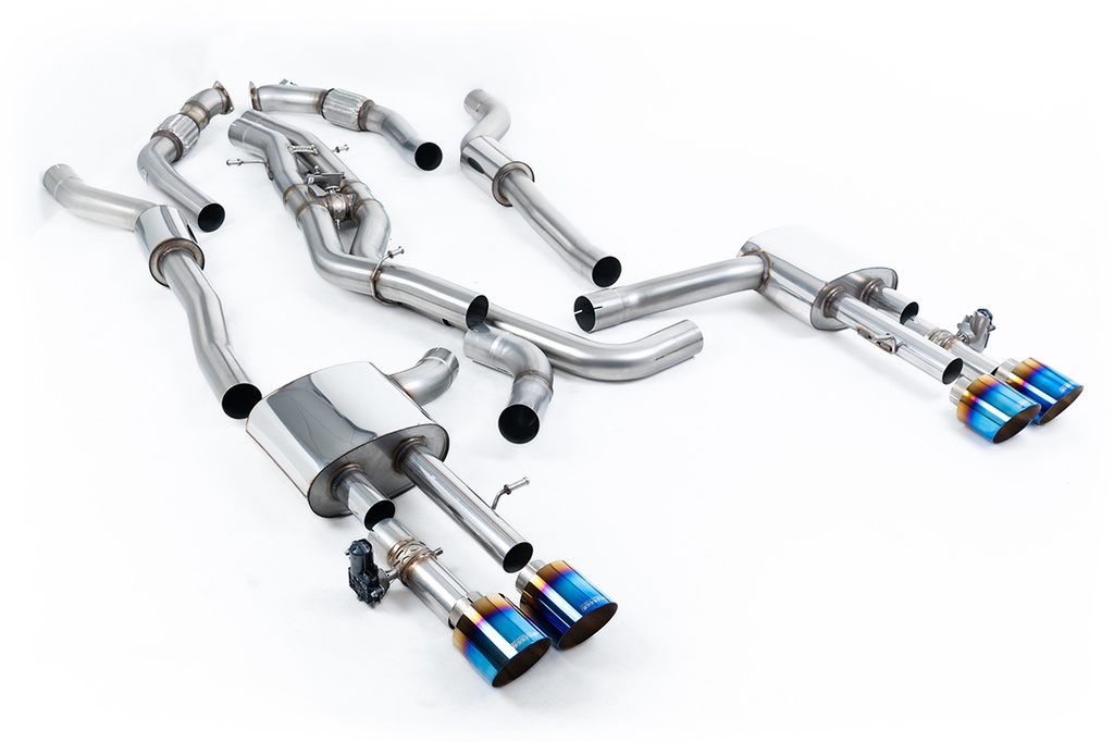 Milltek  Cat-back Sport Exaust for Audi  S8  D5 4.0 TFSI V8 Saloon / Sedan - Standard Wheel Base (Non OPF/GPF US/ROW Models) (2020 to 2027)