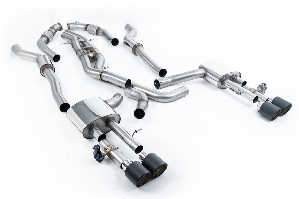 Milltek  Cat-back Sport Exaust for Audi  S8  D5 4.0 TFSI V8 Saloon / Sedan - Standard Wheel Base (Non OPF/GPF US/ROW Models) (2020 to 2027)
