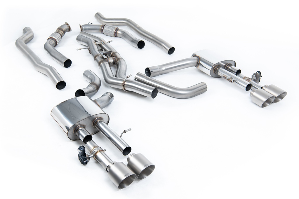 Milltek  Cat-back Sport Exaust for Audi  S8  D5 4.0 TFSI V8 Saloon / Sedan - Standard Wheel Base (Non OPF/GPF US/ROW Models) (2020 to 2027)