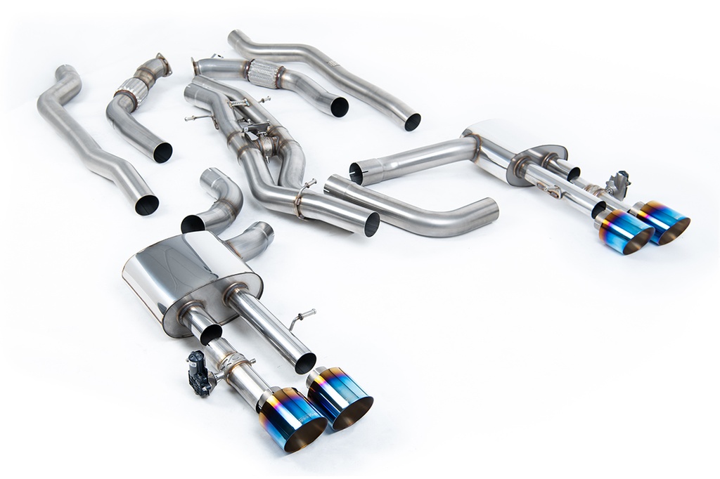 Milltek  Cat-back Sport Exaust for Audi  S8  D5 4.0 TFSI V8 Saloon / Sedan - Standard Wheel Base (Non OPF/GPF US/ROW Models) (2020 to 2027)