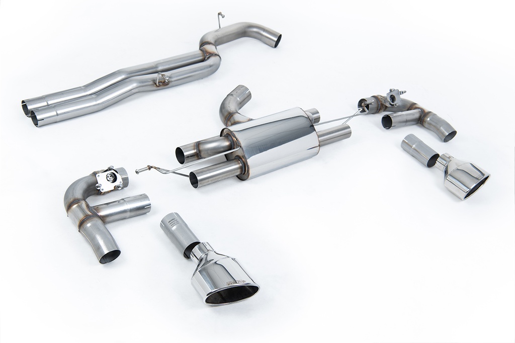 Milltek  Cat-back Sport Exaust for Audi  RS3  Saloon / Sedan 400PS (8V MQB) - Non-OPF/GPF Models (2017 to 2027)