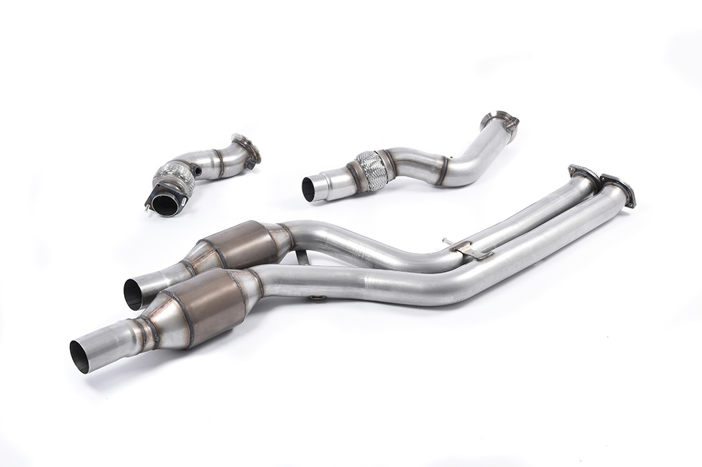 [SSXBM1030] Milltek Large Bore Downpipes and Hi-Flow Sports Ca