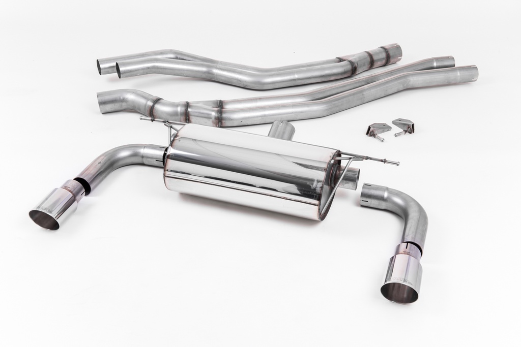 Milltek  Cat-back Sport Exaust for BMW  2 Series  M240i Coupe (F22 LCI Non-OPF & None xDrive) (2015 to 2018)