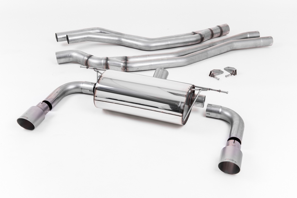 Milltek  Cat-back Sport Exaust for BMW  2 Series  M240i Coupe (F22 LCI Non-OPF & None xDrive) (2015 to 2018)