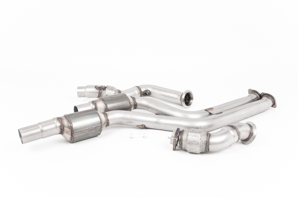 [SSXBM1093] Milltek Large Bore Downpipes and Hi-Flow Sports Ca