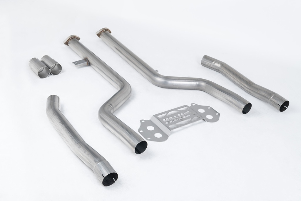 Milltek  Secondary Catalyst Bypass Sport Exaust for BMW  3 Series  G80 M3 & M3 Competition S58 3.0 Turbo (North American / ROW Non-OPF/GPF Cars Only) (2021 to 2027)