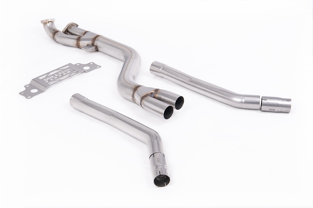 Milltek  Secondary Catalyst Bypass Sport Exaust for BMW  2 Series  M2 Coupe (G87 S58 NAS Non-OPF/GPF Models) (2023 to 2027)