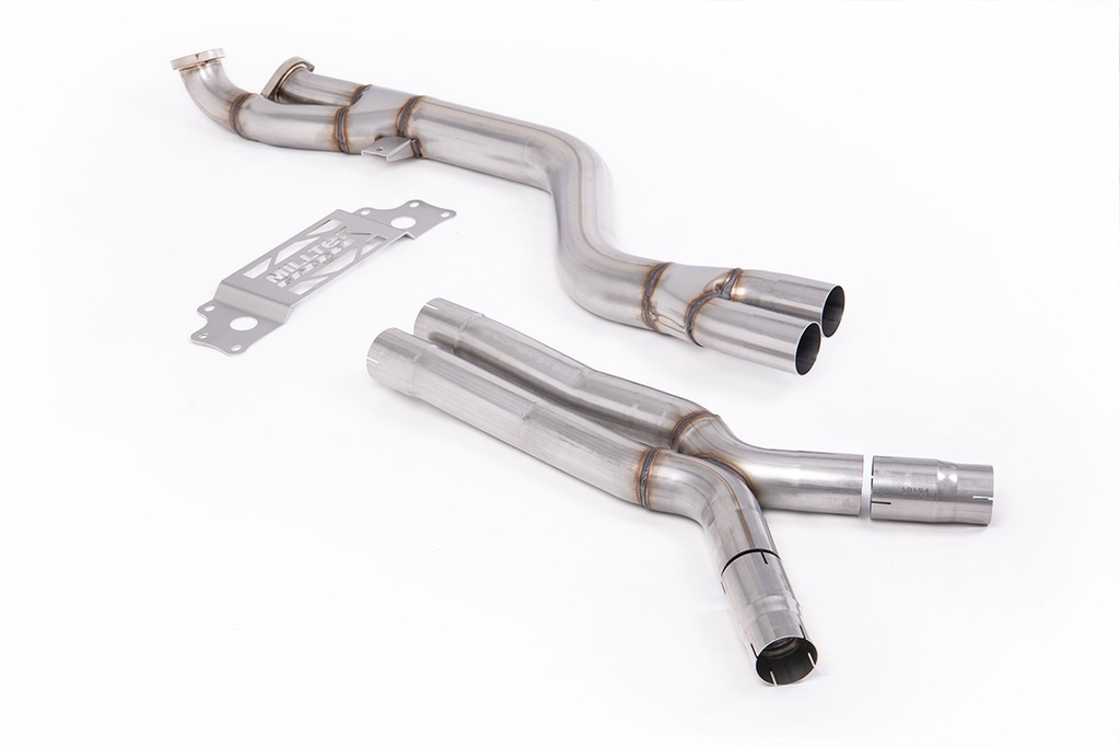 Milltek  Secondary Catalyst Bypass Sport Exaust for BMW  2 Series  M2 Coupe (G87 S58 NAS Non-OPF/GPF Models) (2023 to 2027)