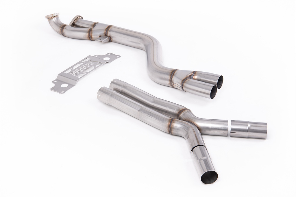 Milltek  Secondary Catalyst Bypass Sport Exaust for BMW  2 Series  M2 Coupe (G87 S58 NAS Non-OPF/GPF Models) (2023 to 2027)