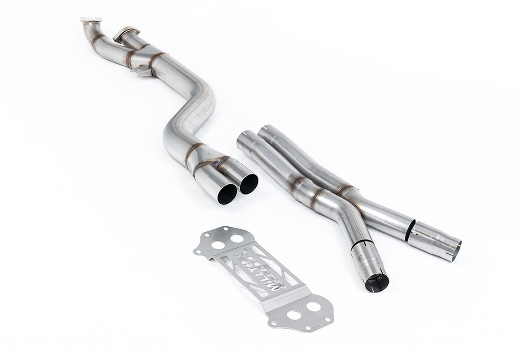 Milltek Exhaust - Single Pipe 102mm - X Pipe to OE