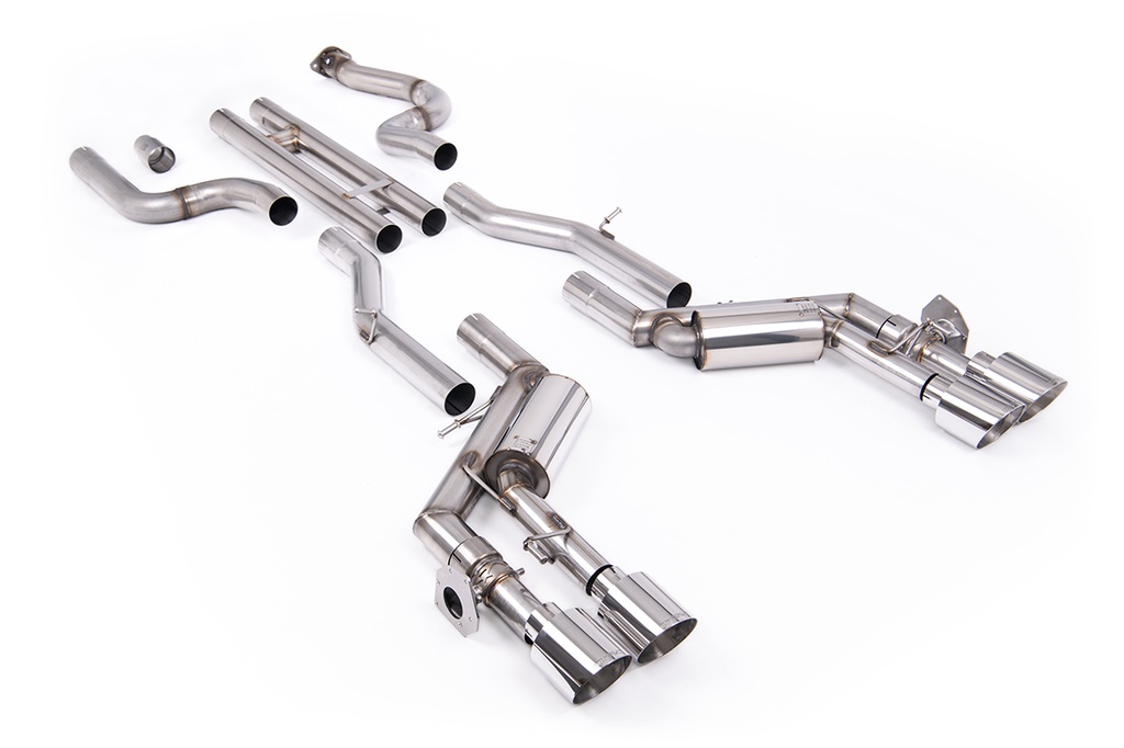 Milltek Exhaust - H-Pipe Valved System with Quad G