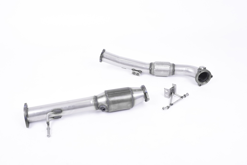 [SSXFD067] Milltek  Large Bore Downpipe and Hi-Flow Sports Cat Sport Exaust for Ford  Focus  MK2 RS 2.5T 305PS (2009 to 2010)