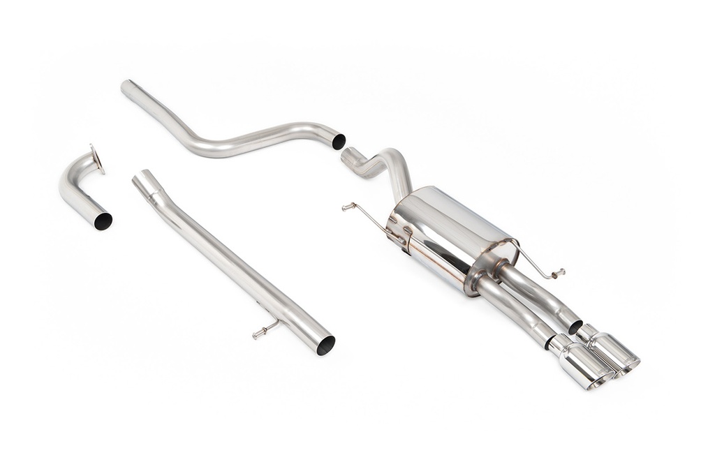 Milltek  Cat-back Sport Exaust for Ford  Fiesta  Mk7/Mk7.5 1.0T EcoBoost (100/125/140PS) (2013 to 2017)