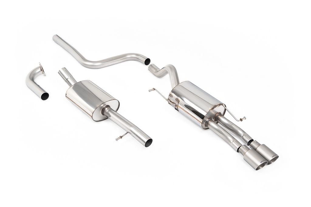 Milltek  Cat-back Sport Exaust for Ford  Fiesta  Mk7/Mk7.5 1.0T EcoBoost (100/125/140PS) (2013 to 2017)