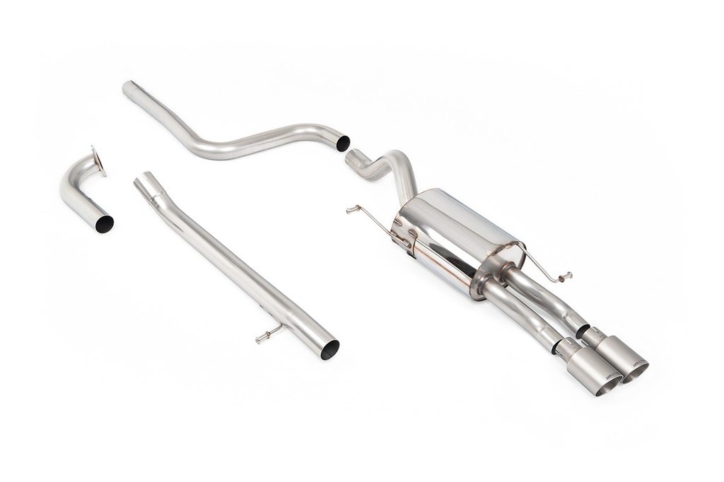 Milltek  Cat-back Sport Exaust for Ford  Fiesta  Mk7/Mk7.5 1.0T EcoBoost (100/125/140PS) (2013 to 2017)