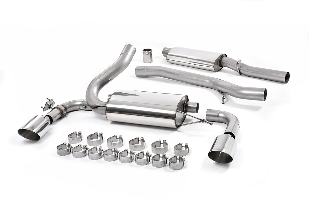 Milltek  Cat-back Sport Exaust for Ford  Focus  Mk3 RS 2.3-litre EcoBoost 4wd 5-Door Hatchback (2016 to 2018)