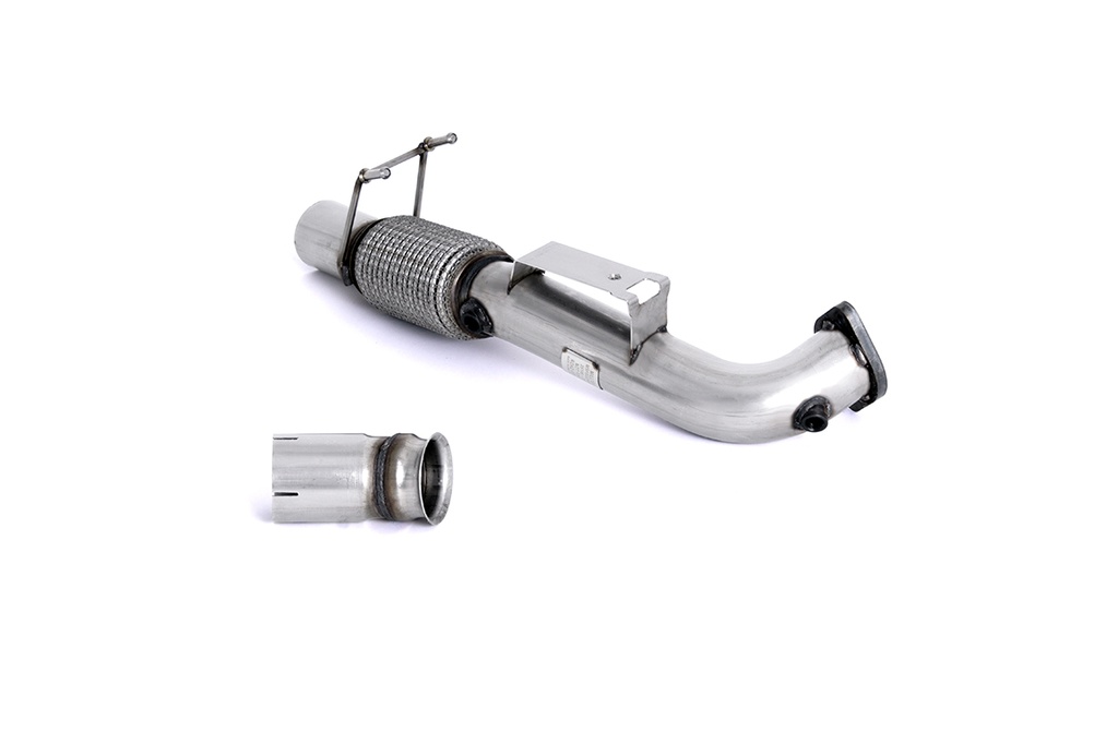 [SSXFD194] Milltek  Large-bore Downpipe and De-cat Sport Exaust for Ford  Focus  Mk3 RS 2.3-litre EcoBoost 4wd 5-Door Hatchback (2016 to 2018)