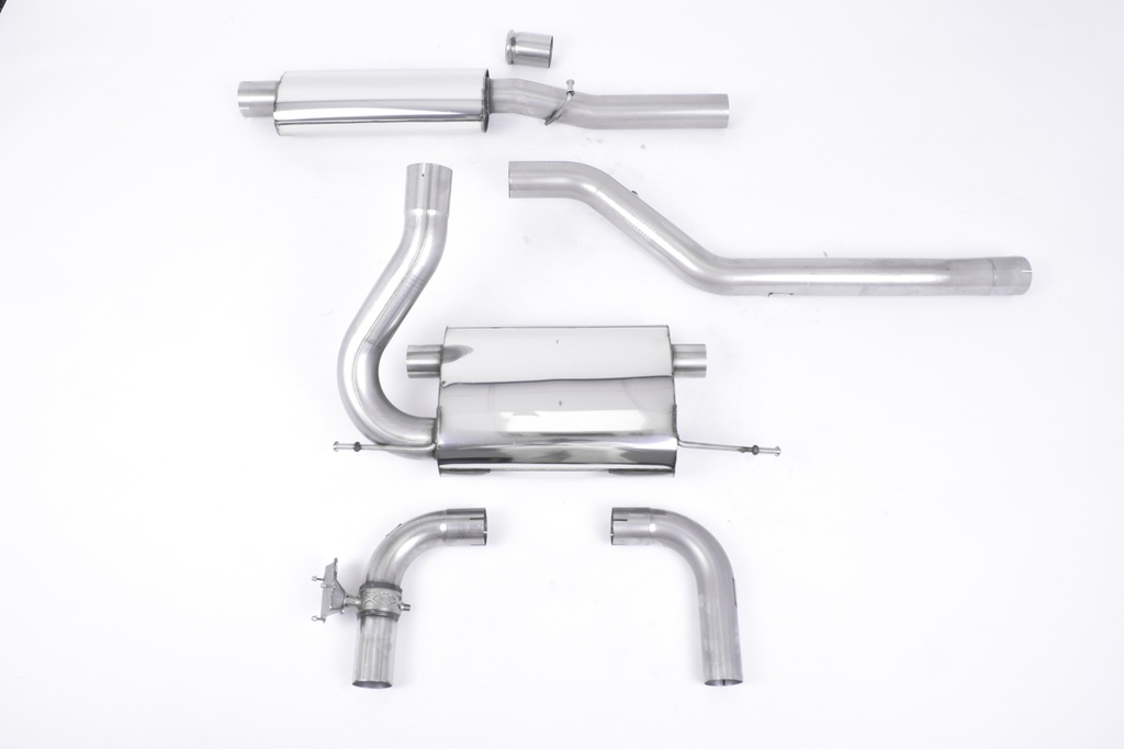 Milltek  Cat-back Sport Exaust for Ford  Focus  Mk3 RS 2.3-litre EcoBoost 4wd 5-Door Hatchback (2016 to 2018)
