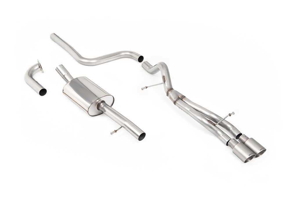 Milltek  Cat-back Sport Exaust for Ford  Fiesta  Mk7/Mk7.5 1.0T EcoBoost (100/125/140PS) (2013 to 2017)