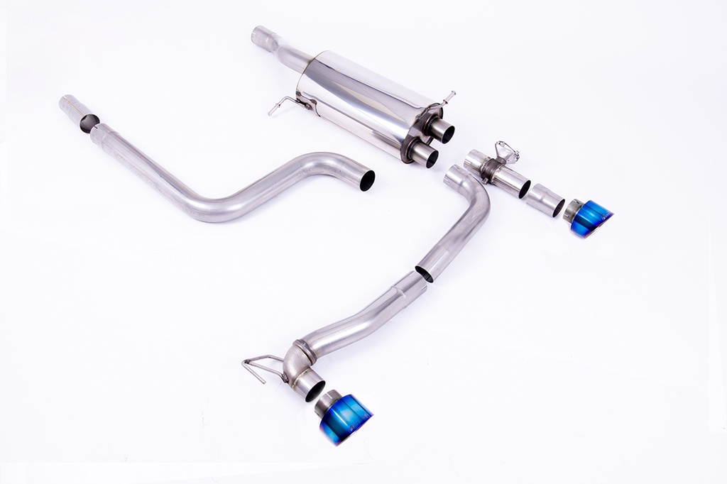 Milltek  Cat-back Sport Exaust for Ford  Fiesta  Mk8 ST 1.5 EcoBoost 200PS (Pre Sept 2020 Models Only) (2018 to 2020)