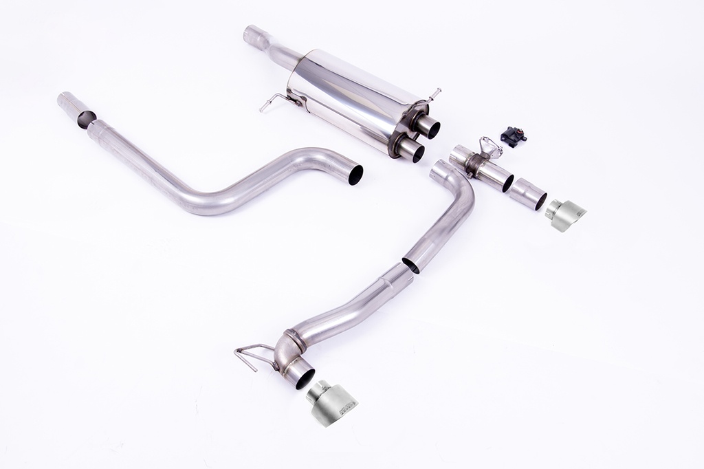 Milltek  Cat-back Sport Exaust for Ford  Fiesta  Mk8 & Mk8.5 ST 1.5 EcoBoost 200PS (Post Sept 2020 Models Only) (2020 to 2027)