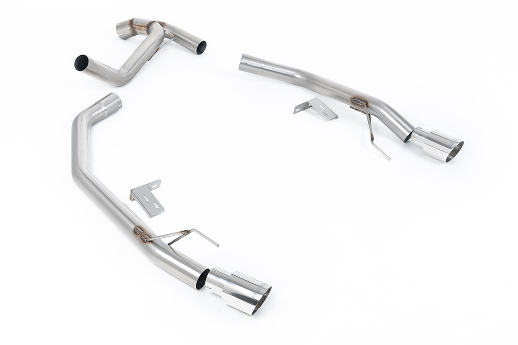 Milltek  Axle Back Sport Exaust for Ford  Ranger  2.0TDCI 205PS Bi-Turbo Diesel (T9) (2023 to 2027)